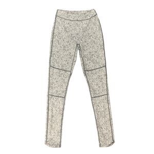 Gymshark Fleur Dry Leggings Womens S Small Gray High Waist Textured Pull On Pant